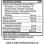 Digestive aid formula