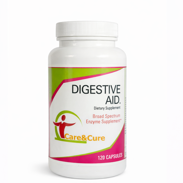 Digestive Aid broad spectrum enzyme supplement 120 capsules UK