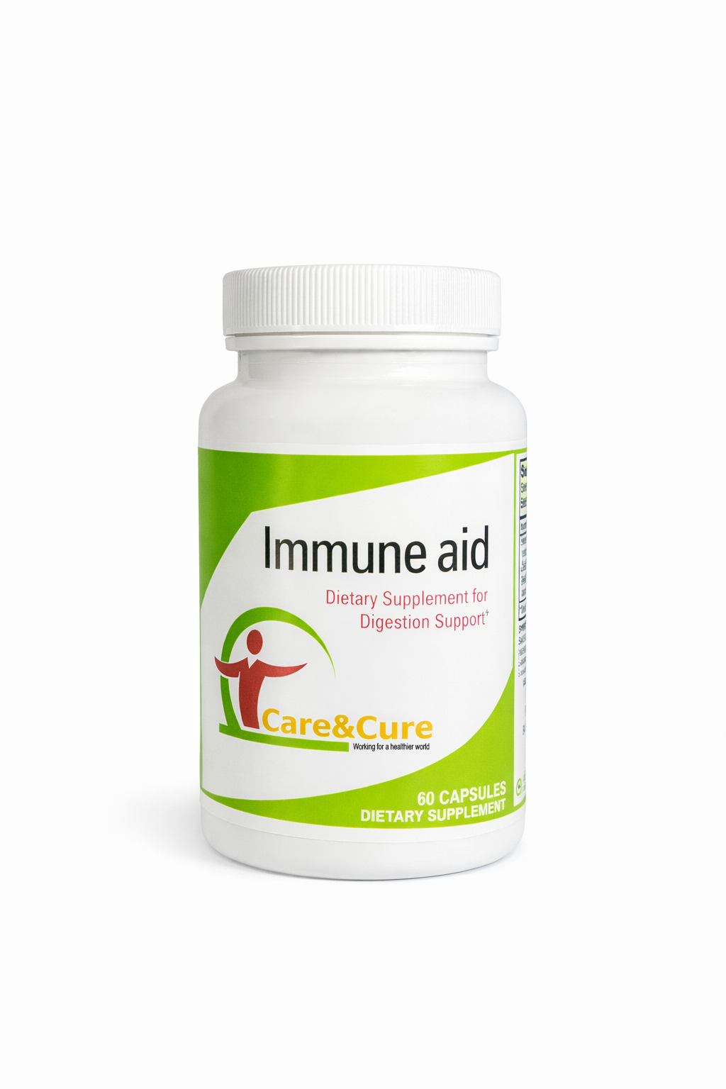 Immune aid multi-strain probiotic supplement 60 capsules gut health UK