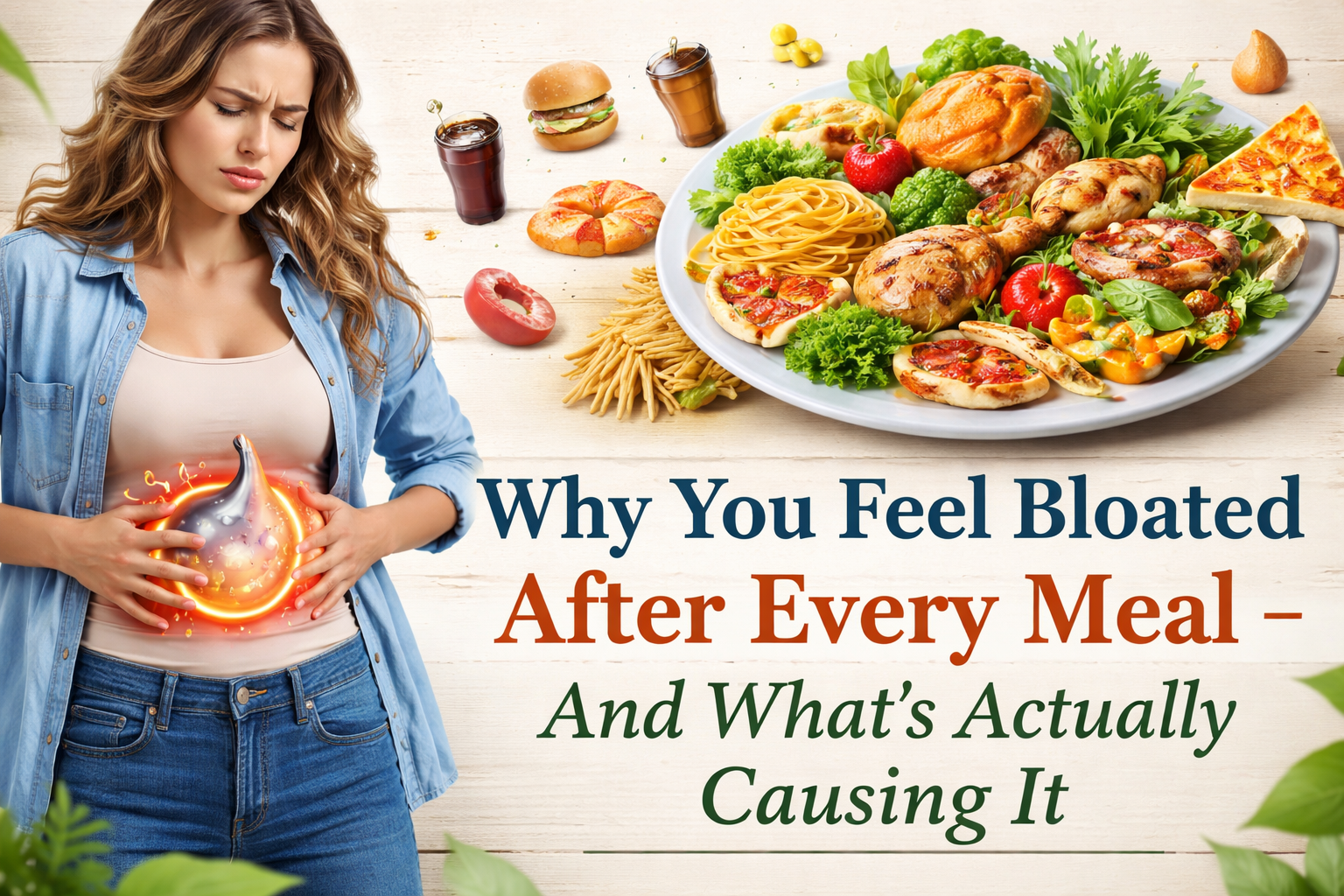 Why You Feel Bloated After Every Meal — And What's Actually Causing It