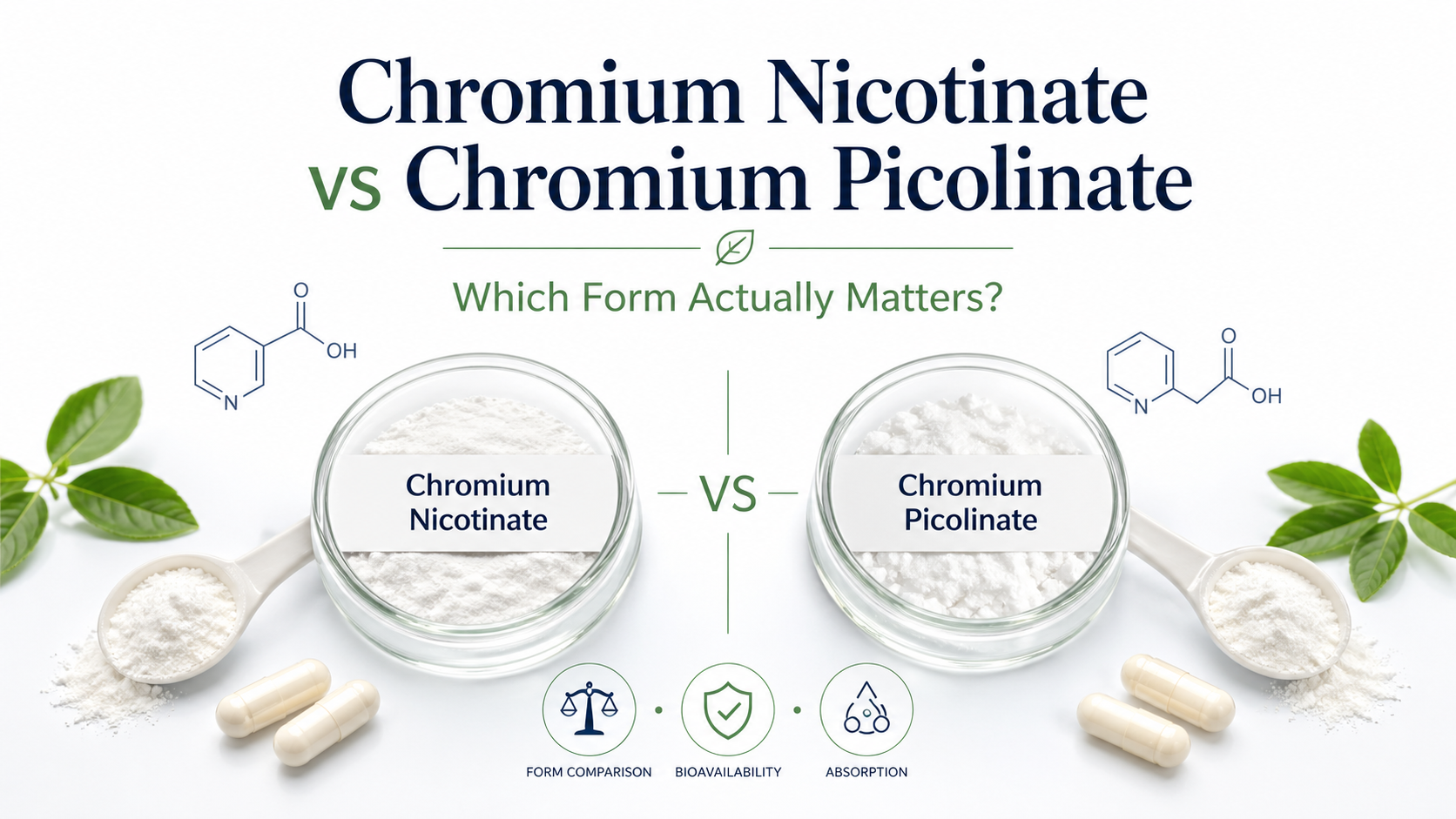 Chromium Nicotinate vs Chromium Picolinate
