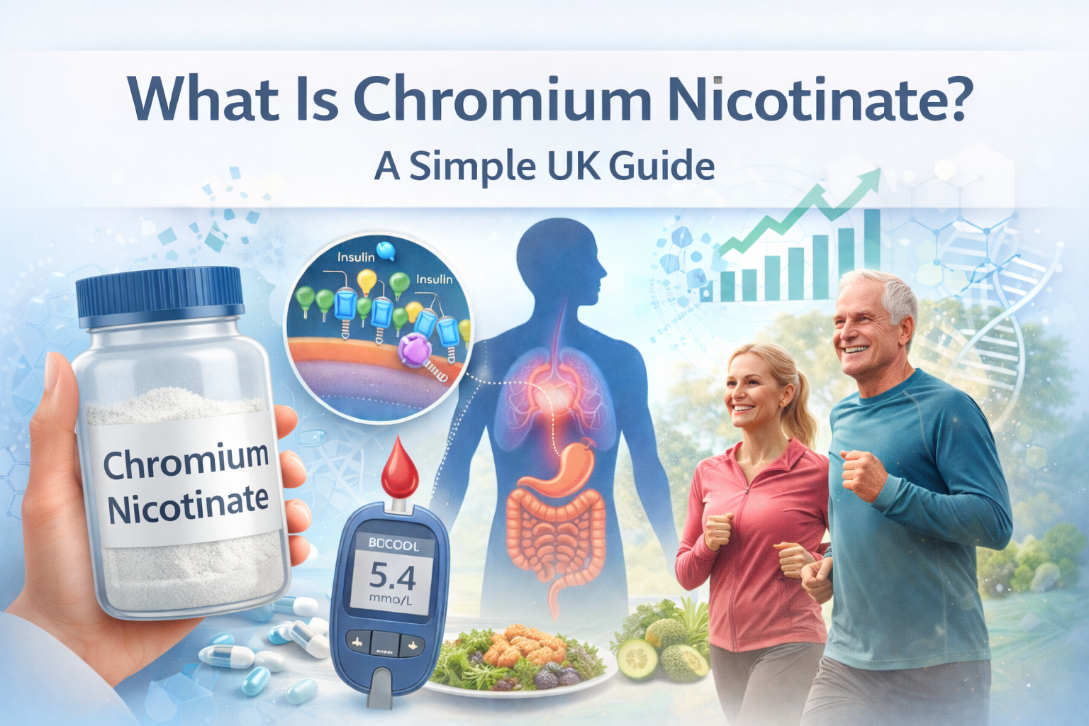 chromium nicotinate supplement UK label guide chromium forms