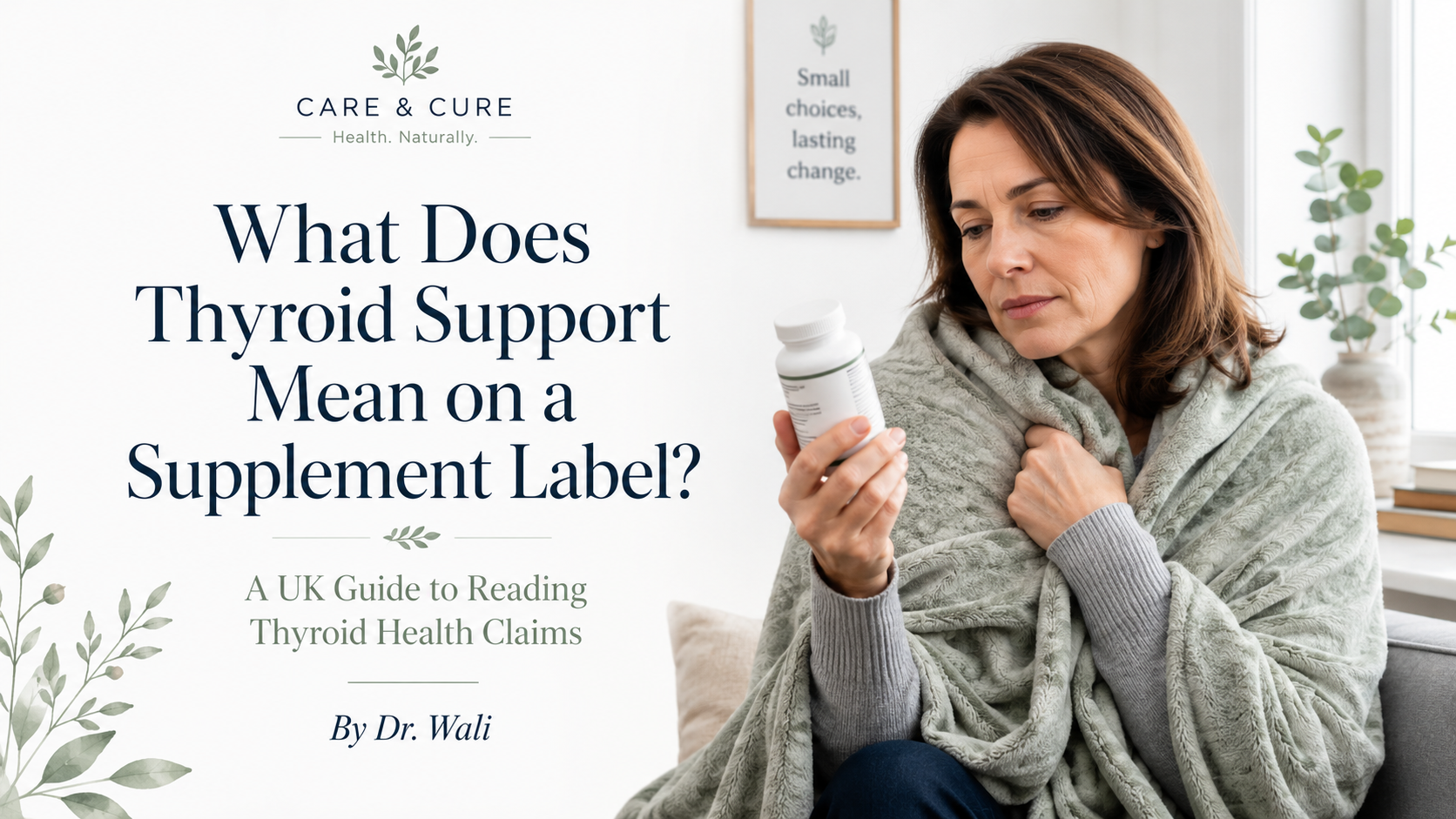 what does thyroid support mean on a UK supplement label